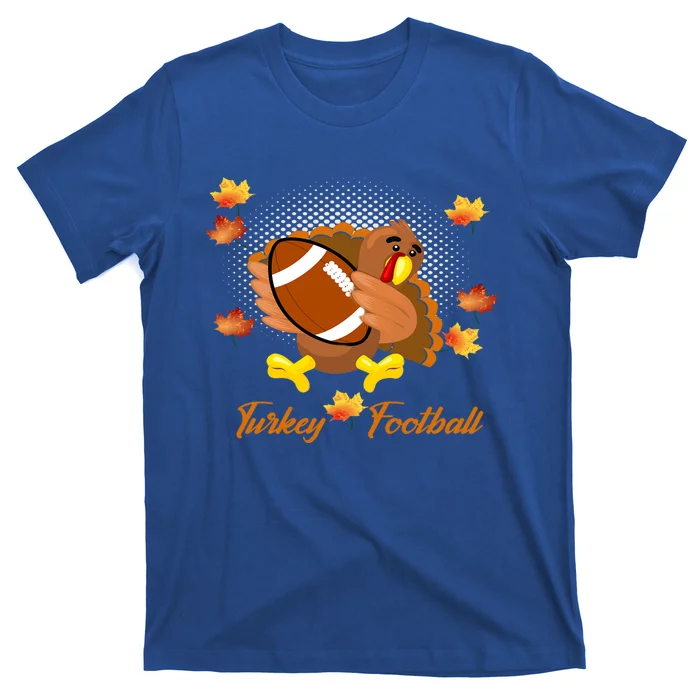 Happy Thanksgiving Turkey Football Game Great Gift T-Shirt