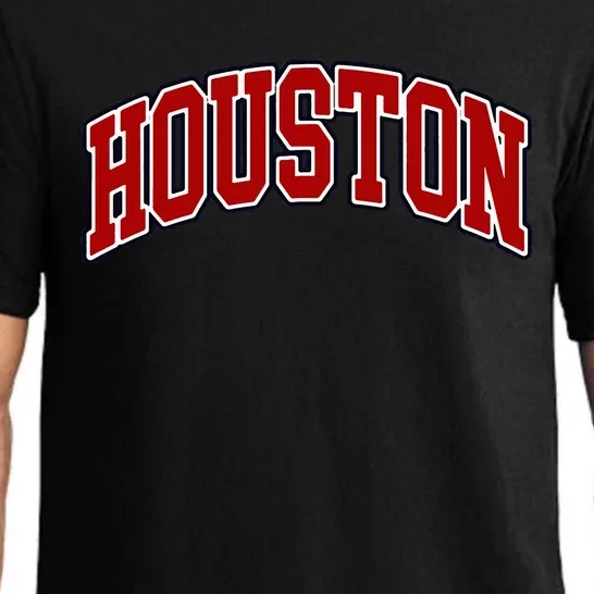 Houston Texas Throwback Design Print Htown Classic Pajama Set