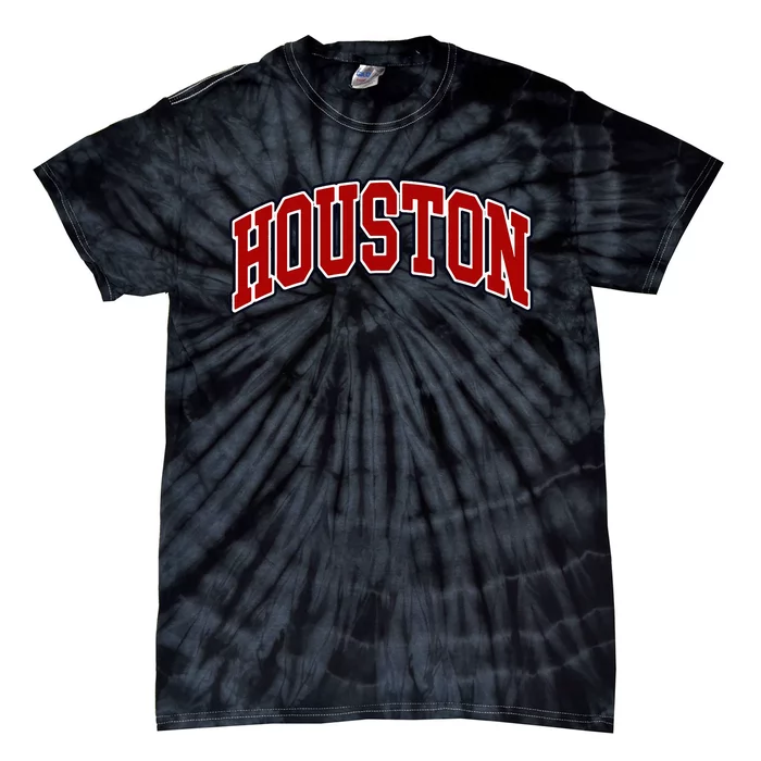 Houston Texas Throwback Design Print Htown Classic Tie-Dye T-Shirt