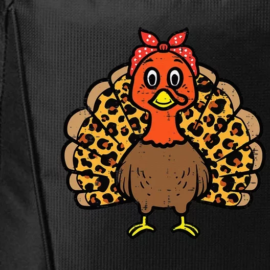 Happy Thanksgiving Turkey Bandana Fall Mom City Backpack