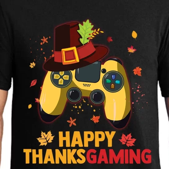 Happy Thanksgaming Thanksgiving Video Game Controller Gift Pajama Set