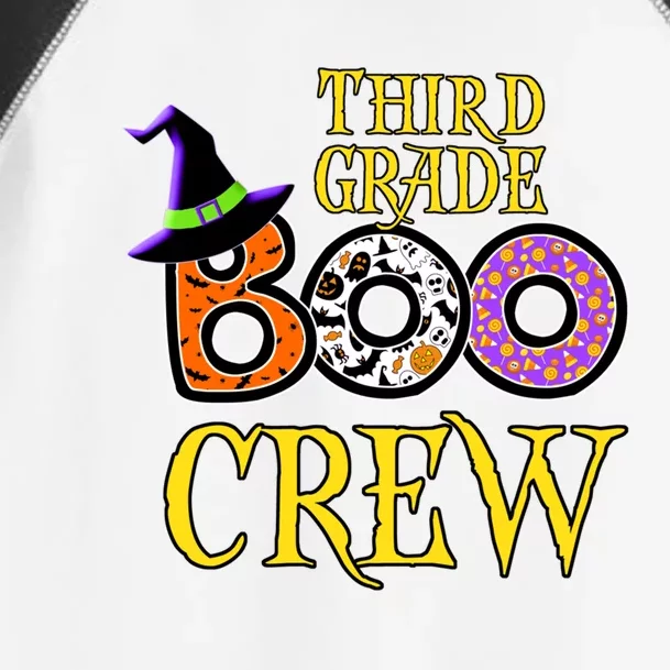 Halloween Teacher Third Grade Boo Crew Cute Gift Toddler Fine Jersey T-Shirt