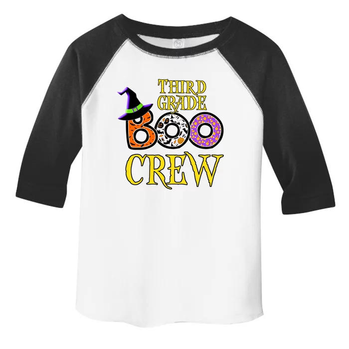 Halloween Teacher Third Grade Boo Crew Cute Gift Toddler Fine Jersey T-Shirt