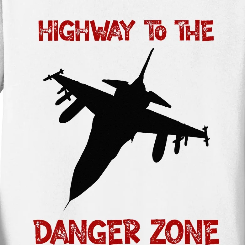 HIGHWAY TO THE DANGER ZONE Kids Long Sleeve Shirt