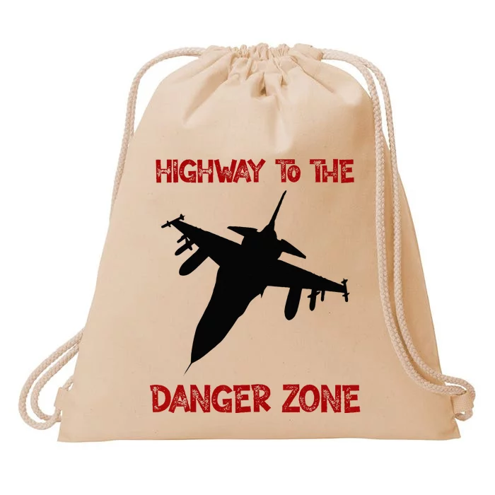 HIGHWAY TO THE DANGER ZONE Drawstring Bag