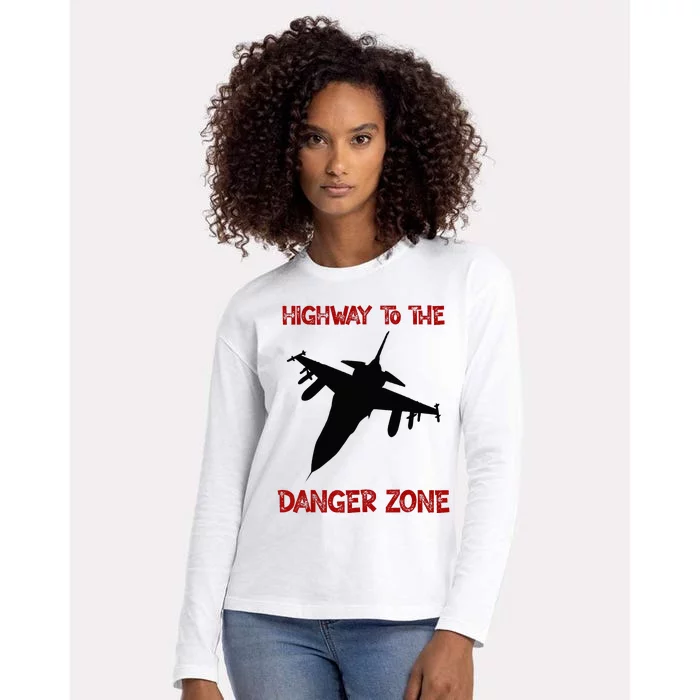 HIGHWAY TO THE DANGER ZONE Womens Cotton Relaxed Long Sleeve T-Shirt