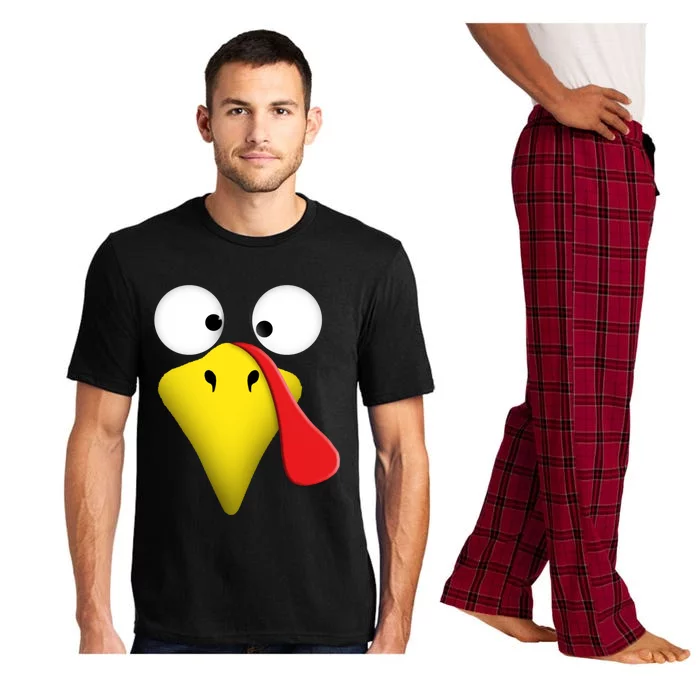 Happy Thanksgiving Turkey Outfit Funny Gift Pajama Set