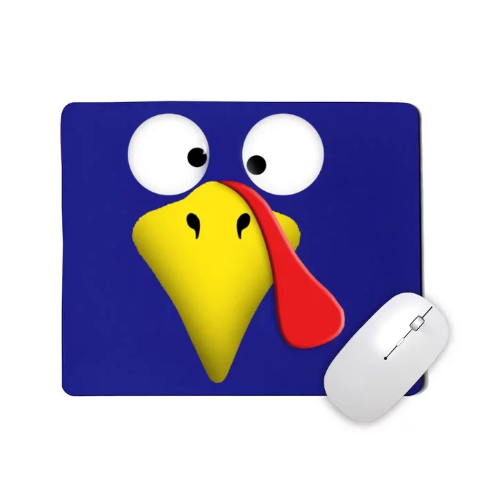 Happy Thanksgiving Turkey Outfit Funny Gift Mousepad