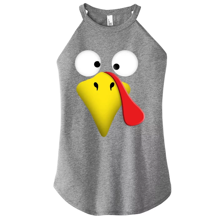 Happy Thanksgiving Turkey Outfit Funny Gift Women’s Perfect Tri Rocker Tank