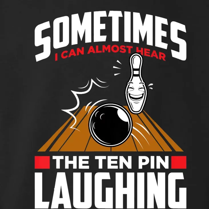 Hear The Ten Pin Laughing Funny Bowler & Bowling TShirt Toddler Hoodie