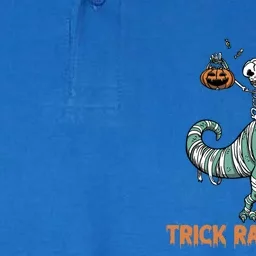 Halloween Trex Tgiftrex Trick Rawr Treat Funny Dinosaur Mummy Gift Softstyle Adult Sport Polo