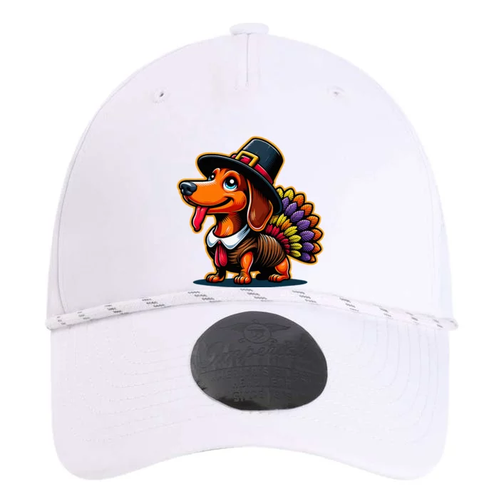 Humor Thanksgiving Turkey Weiner Dachshund Dog Performance The Dyno Cap