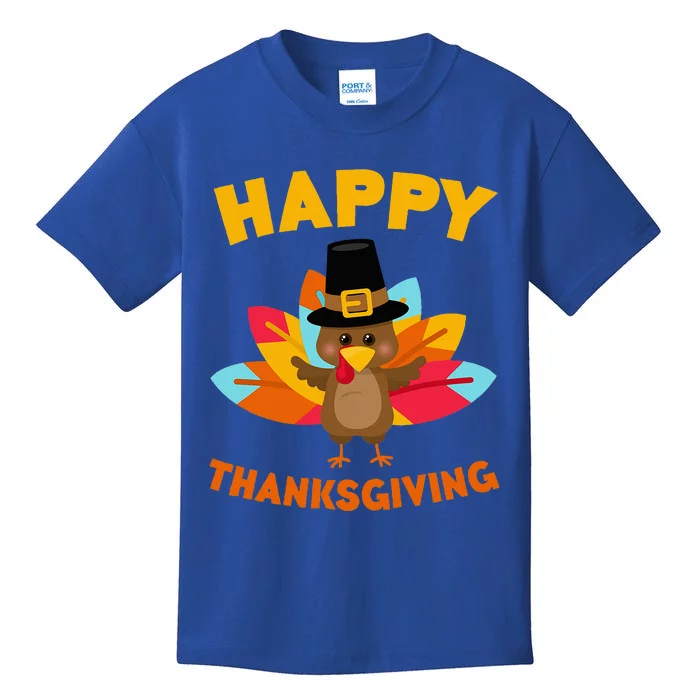 Happy Thanksgiving Thanksgiving Day Kids T-Shirt