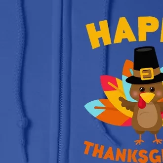 Happy Thanksgiving Thanksgiving Day Full Zip Hoodie