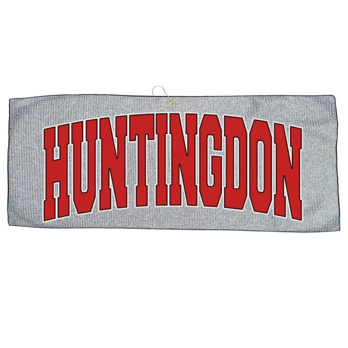 Huntingdon Tn Tennessee Varsity Style Usa Vintage Sports Meaningful Gift Large Microfiber Waffle Golf Towel