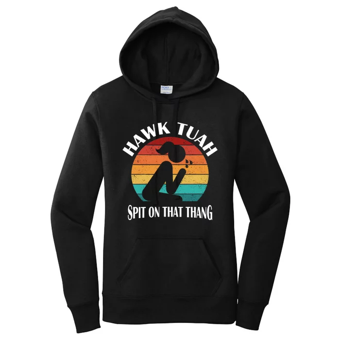 Hawk Tuah Trendy Women's Pullover Hoodie