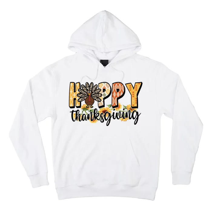 Happy Thanksgiving Turkey Cute Holiday Hoodie