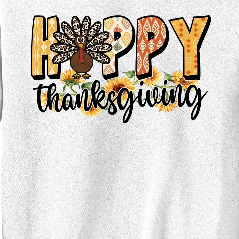 Happy Thanksgiving Turkey Cute Holiday Sweatshirt