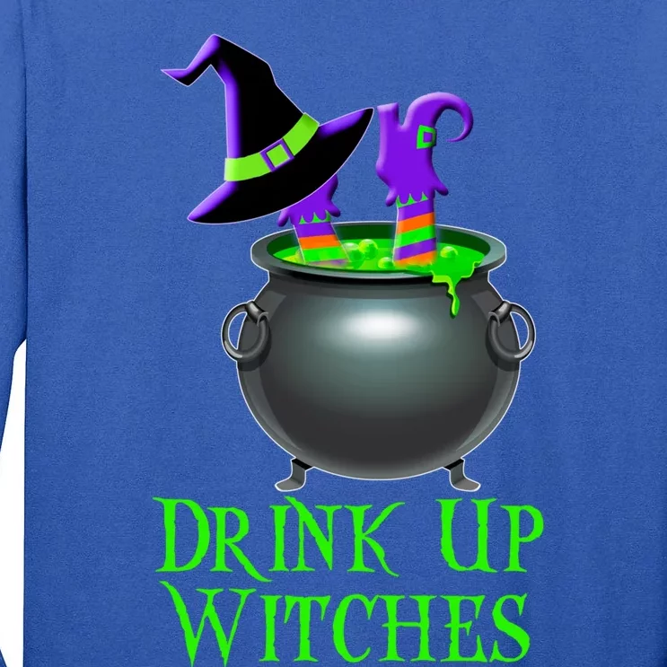 Halloween Trick Treat Witches Up Gift Tall Long Sleeve T-Shirt