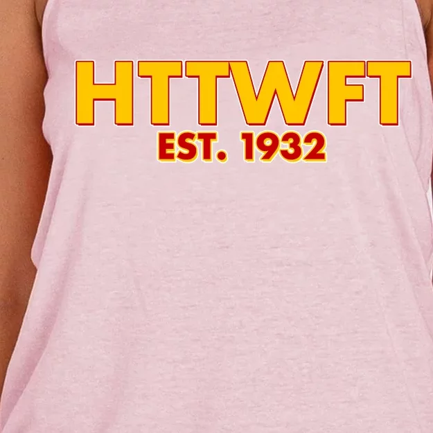 HTTWFT Hail To The Washington Football Team Women's Knotted Racerback Tank