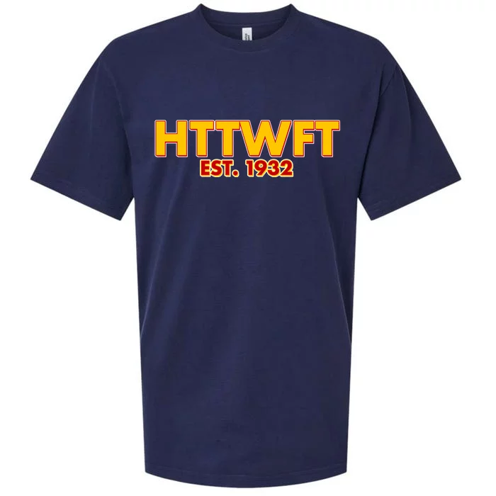 HTTWFT Hail To The Washington Football Team Sueded Cloud Jersey T-Shirt