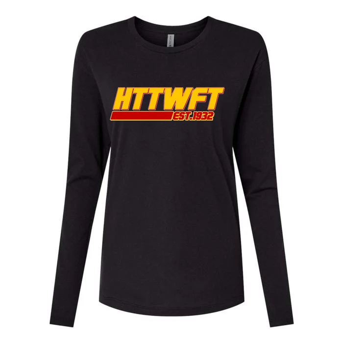 HTTWFT Hail To The Washington Football Team Est 1932 Womens Cotton Relaxed Long Sleeve T-Shirt