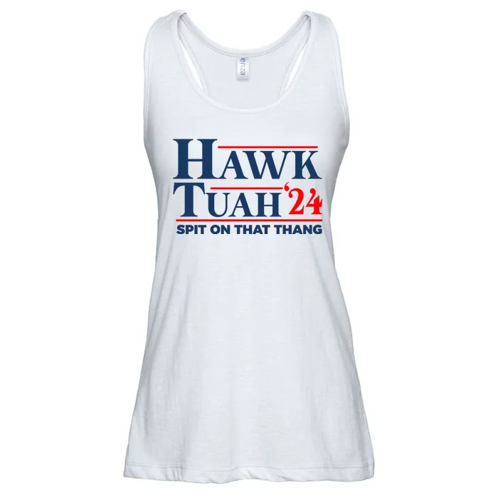 Hawk Tuah Utah Funny Girl Spit On That Thang Ladies Essential Flowy Tank