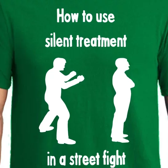 How To Use Silent Treatment In Street Fight Pajama Set