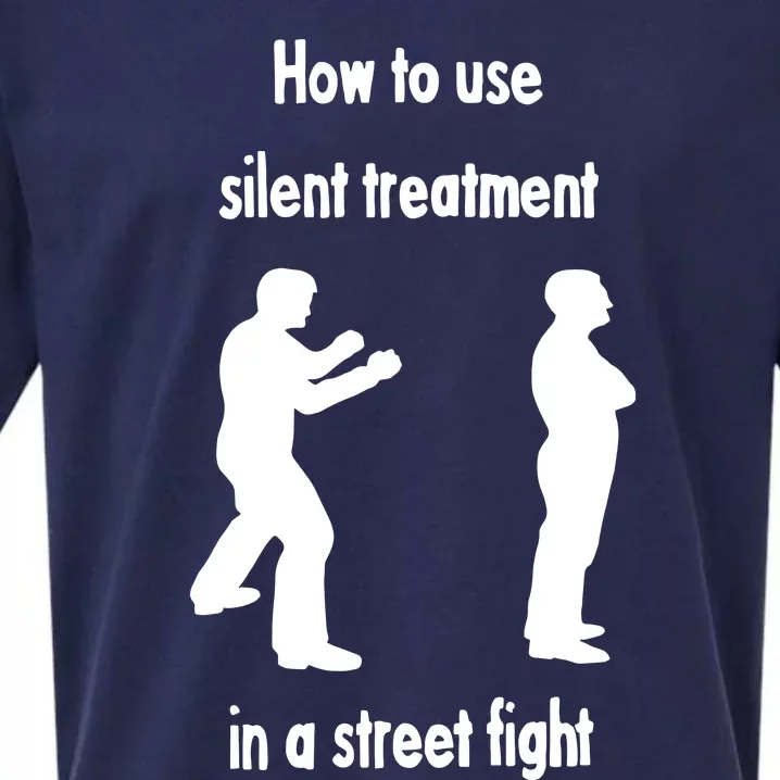 How To Use Silent Treatment In Street Fight Sueded Cloud Jersey T-Shirt