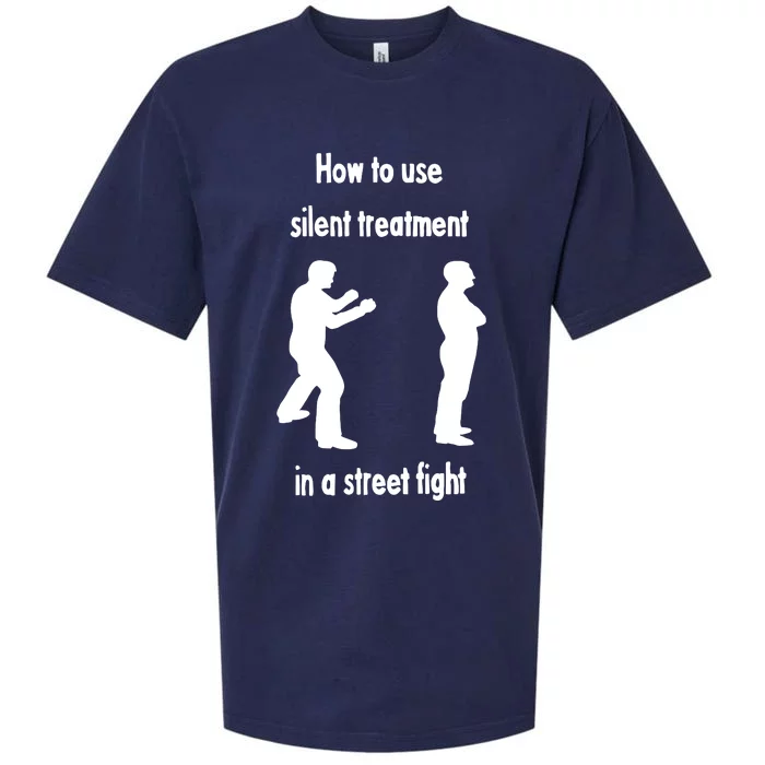 How To Use Silent Treatment In Street Fight Sueded Cloud Jersey T-Shirt