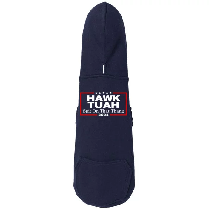 Hawk Tuah Utah 2024 Spit Thang Doggie 3-End Fleece Hoodie