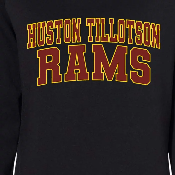 Huston Tillotson University Womens California Wash Sweatshirt