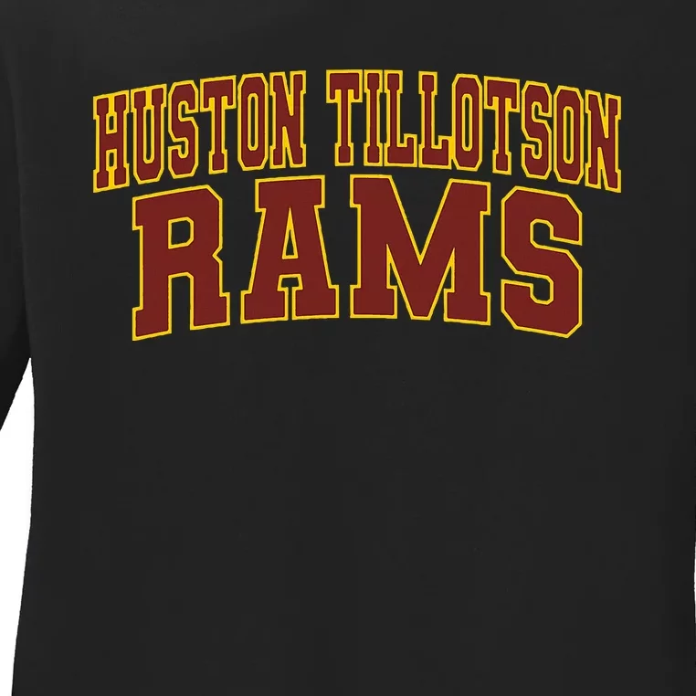 Huston Tillotson University Ladies Long Sleeve Shirt