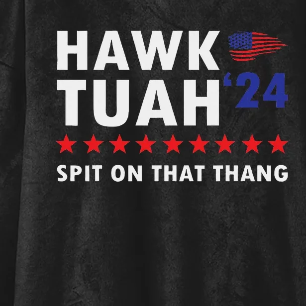 Hawk Tush Viral Election Parody Hooded Wearable Blanket