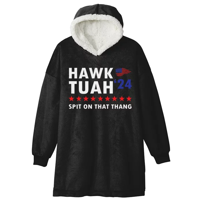 Hawk Tush Viral Election Parody Hooded Wearable Blanket