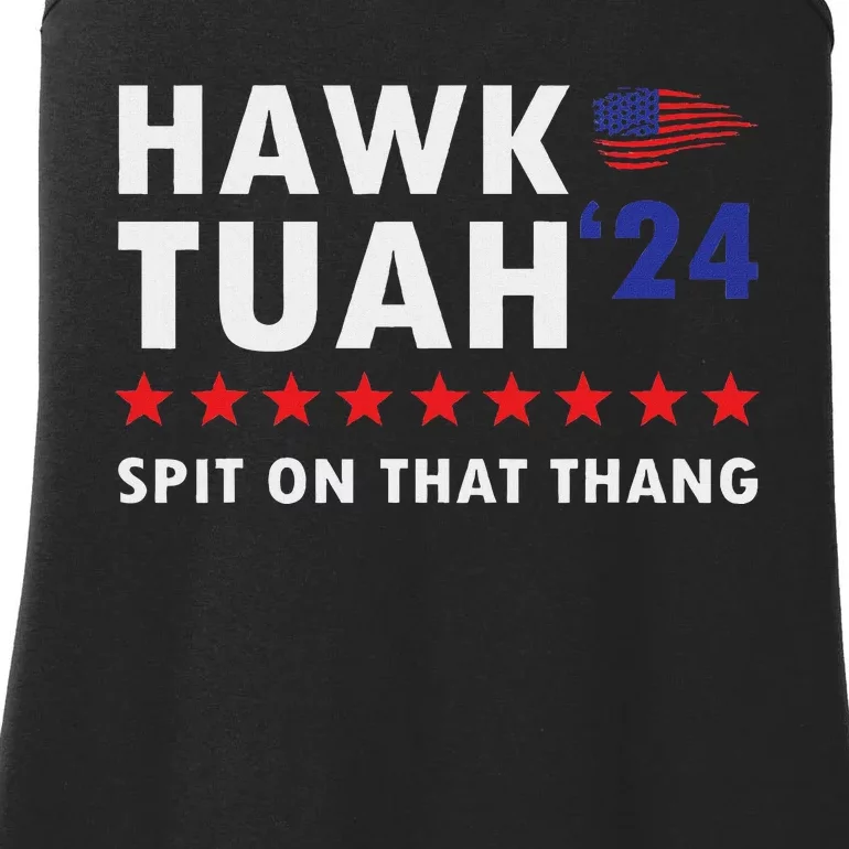 Hawk Tush Viral Election Parody Ladies Essential Tank