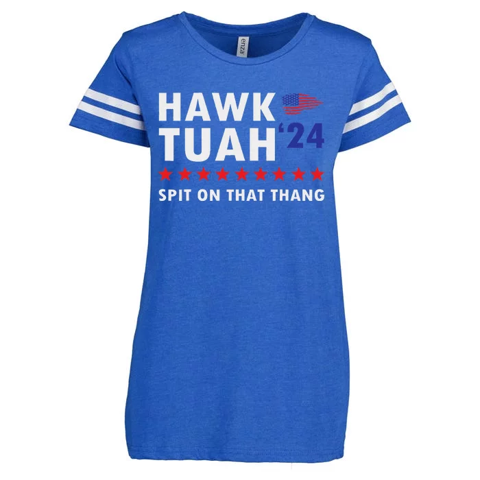 Hawk Tush Viral Election Parody Enza Ladies Jersey Football T-Shirt