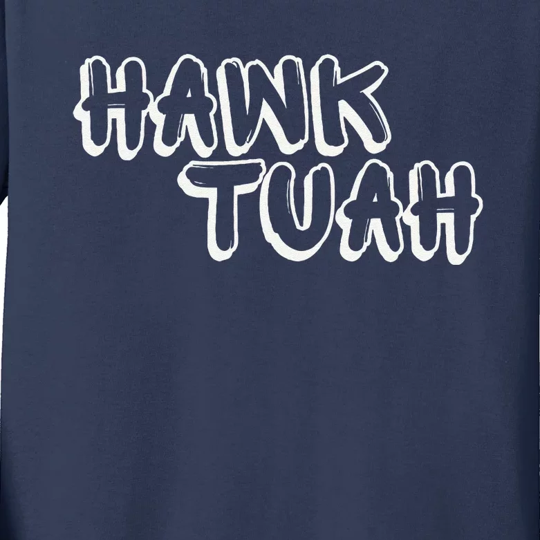 Hack Tuah Viral Kids Long Sleeve Shirt