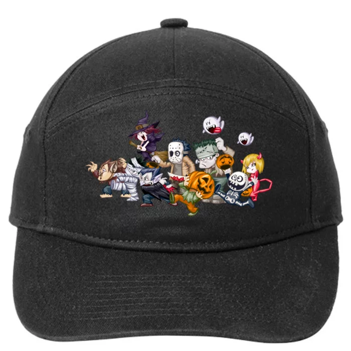 Halloween Team Villains Monster Crew 7-Panel Snapback Hat