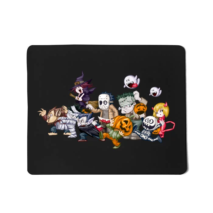 Halloween Team Villains Monster Crew Mousepad