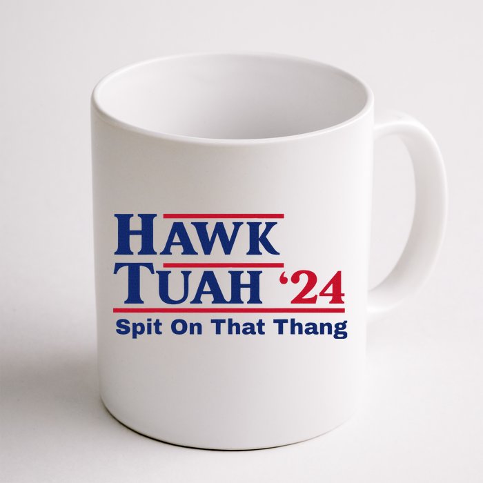 Hawk Tush Viral Election Parody Design Front & Back Coffee Mug