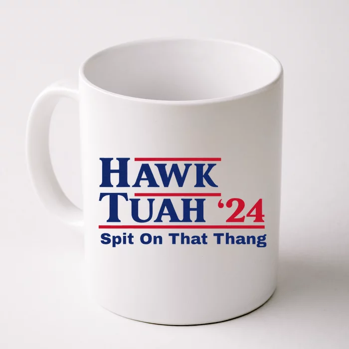 Hawk Tush Viral Election Parody Design Front & Back Coffee Mug