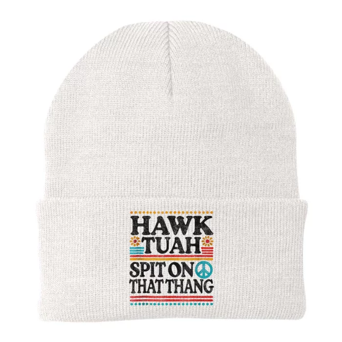 Hawk Tush Viral Election Parody Design Knit Cap Winter Beanie