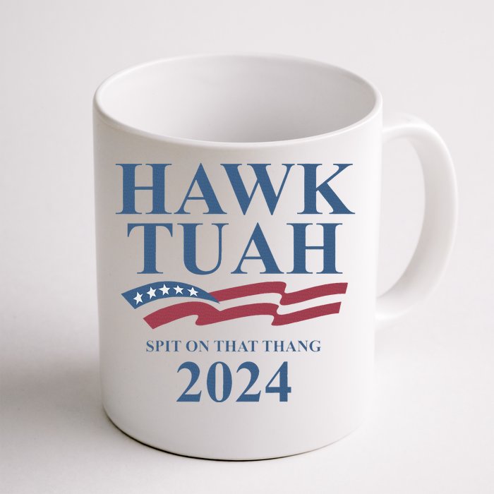 Hawk Tush Viral Election Parody Design Front & Back Coffee Mug