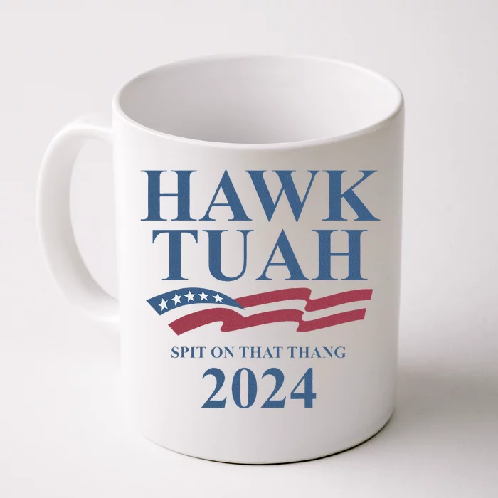 Hawk Tush Viral Election Parody Design Front & Back Coffee Mug