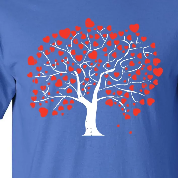 Heart Tree Valentines Day Cute Nature Love Great Gift Tall T-Shirt