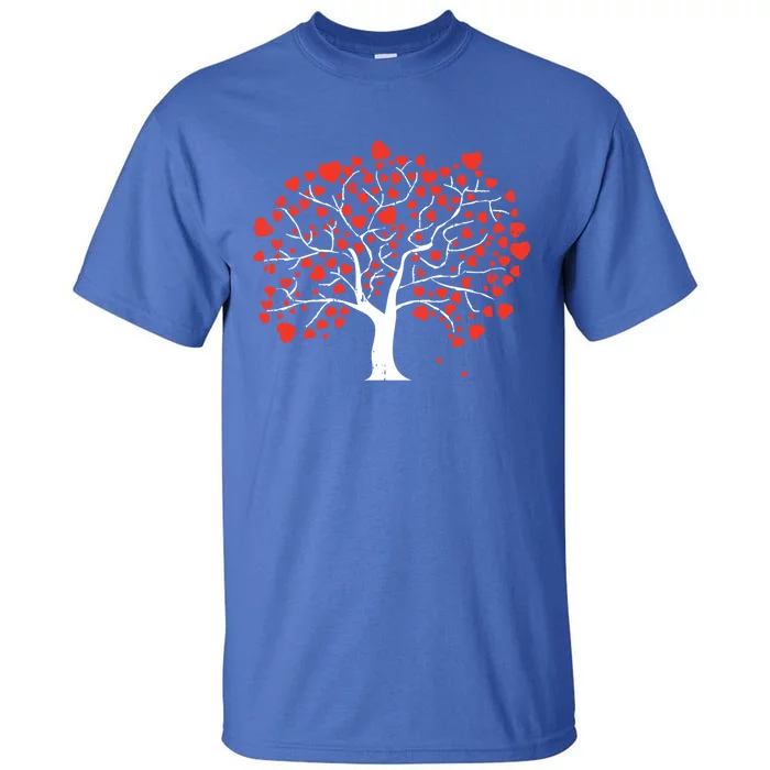 Heart Tree Valentines Day Cute Nature Love Great Gift Tall T-Shirt