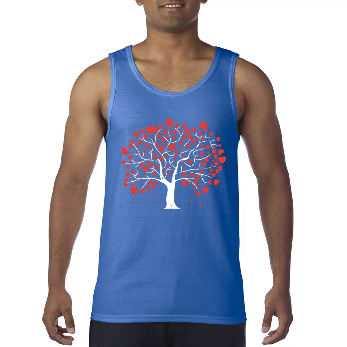 Heart Tree Valentines Day Cute Nature Love Great Gift Tank Top