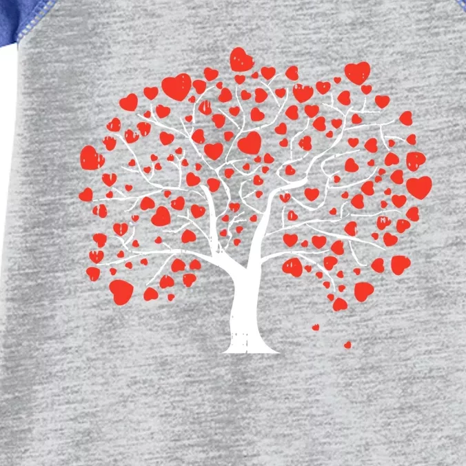 Heart Tree Valentines Day Cute Nature Love Great Gift Infant Baby Jersey Bodysuit