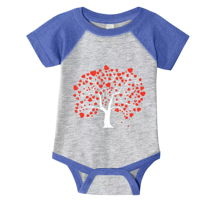 Heart Tree Valentines Day Cute Nature Love Great Gift Infant Baby Jersey Bodysuit